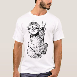 Peace Out Sloth Donated to Wildlife mens sloth men T-Shirt