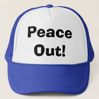 Peace Out! Trucker Hat