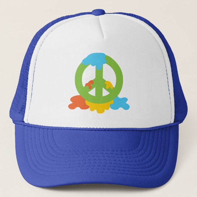 Peace Paint Trucker Hat (Front)