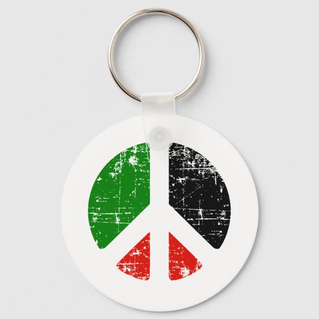 Peace Palestine Key Ring (Front)