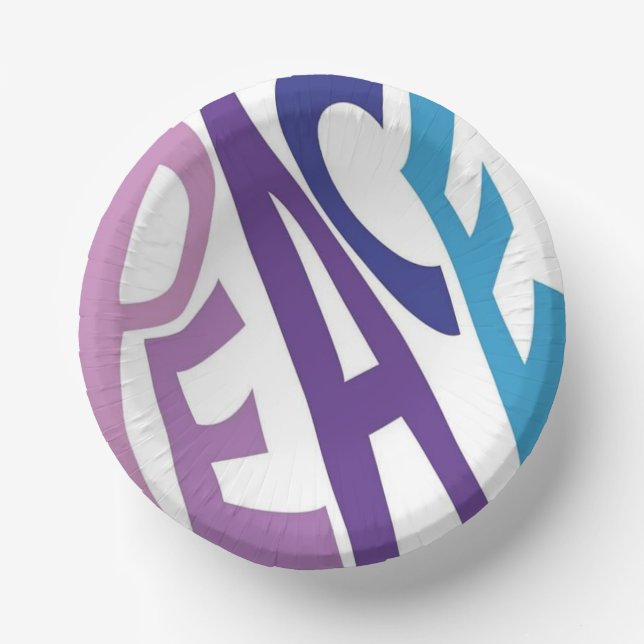 PEACE PAPER PLATE (Front)
