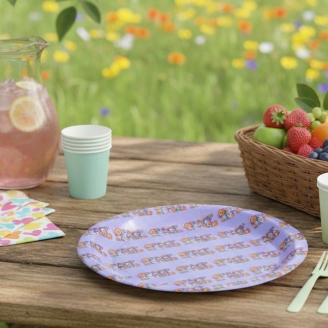 Peace Paper Plates (Creator Uploaded)