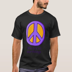 Peace Peace Saying Peace Symbol for Men and Women T-Shirt