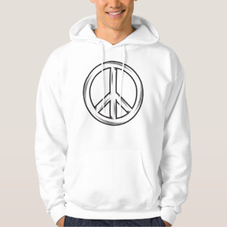 Peace Peace Sign for Men and Women  Hoodie