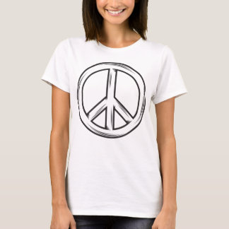 Peace Peace Sign for Men and Women  T-Shirt