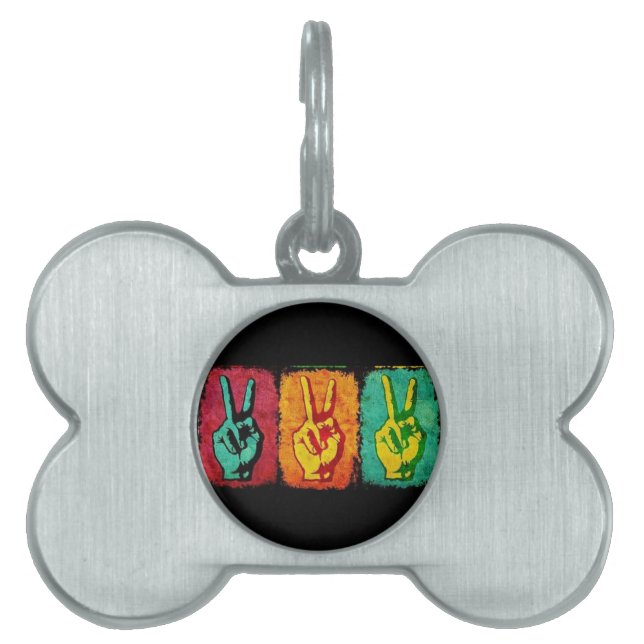 Peace Pet ID Tag (Front)