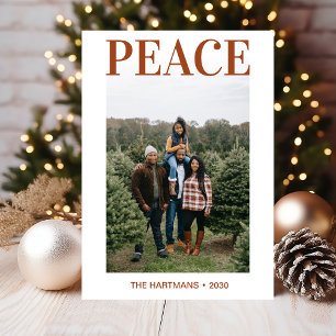 Peace Photo Holiday Card