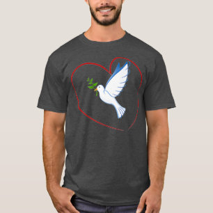 Peace Pigeon Love Symbol Bird peace T-Shirt