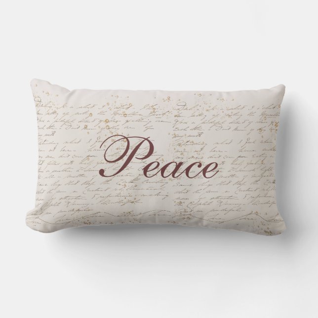 Peace Pillow Script Writing (Front)