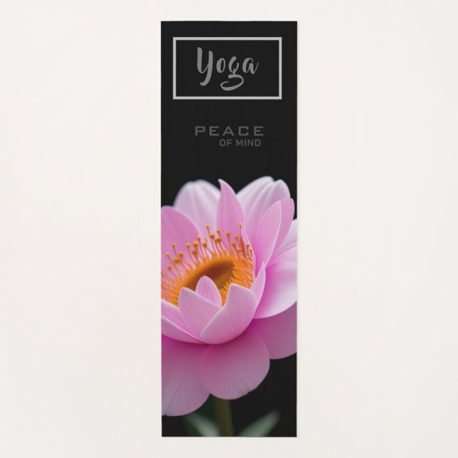 Peace Pink  - Yoga Mat (Front)