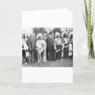 Peace Pipe, 1905 Card