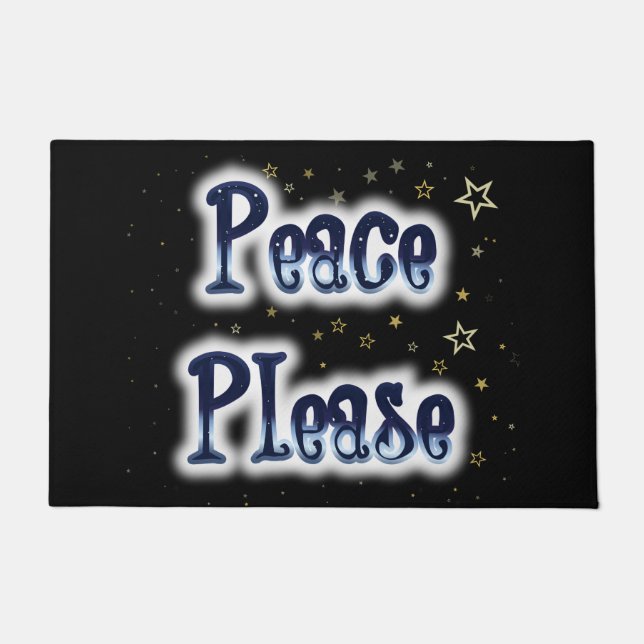 Peace Please Doormat (Front)