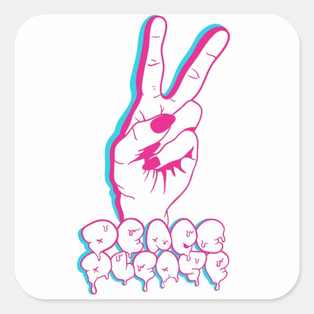 Peace Please Stickers (Front)