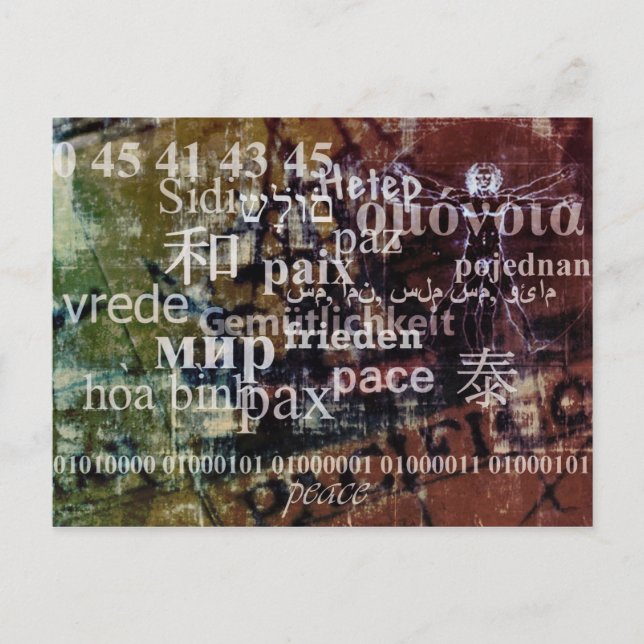 Peace Postcard (Front)