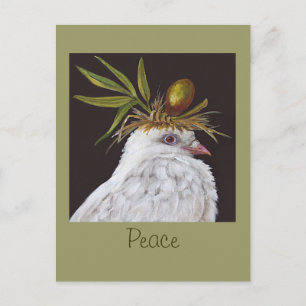 Peace postcard with dove