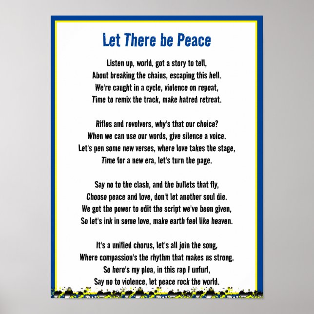 Peace Poster (Front)