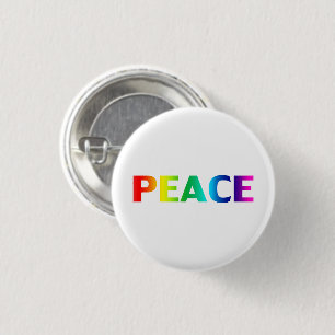 Peace pride lgbt lgbt queer gay rainbow pin button