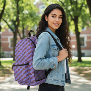 Peace Printed Backpack