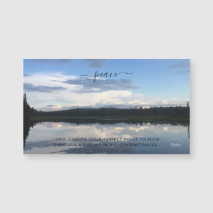 Peace Quote Inspiring Landscape Photography Magnet