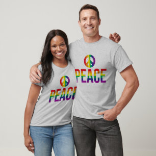 Peace Rainbow Coloured T-Shirt