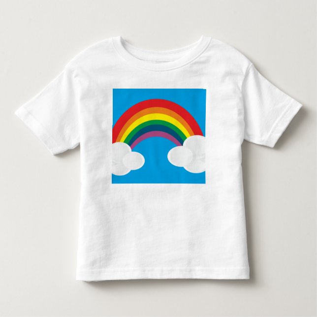 Peace rainbow toddler T-Shirt (Front)