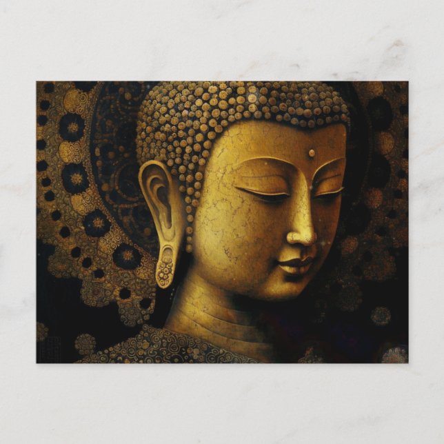PEACE REMEMBERED | MEDITATION PORTRAIT POSTCARD (Front)