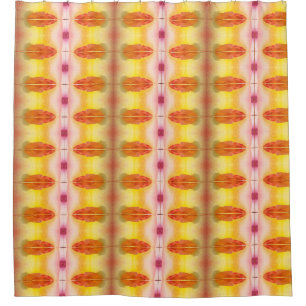 Peace Rose Ikat 5 Shower Curtain