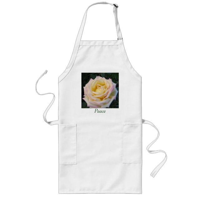 Peace Rose Long Apron (Front)