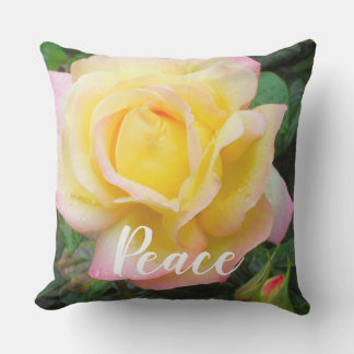 Peace Rose Photo Cushion