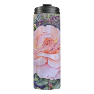 Peace Rose Thermal Tumbler