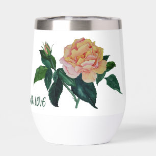 Peace Rose Water Bottle To Mum with Love