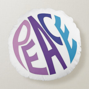 PEACE  ROUND CUSHION