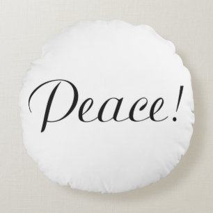 PEACE ROUND CUSHION