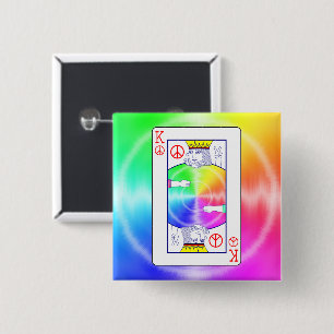 Peace Rules - 15 Cm Square Badge