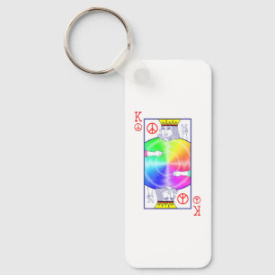 Peace Rules -  Key Ring