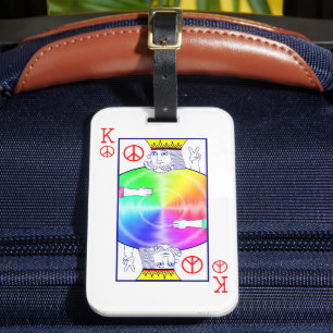 Peace Rules - Luggage Tag