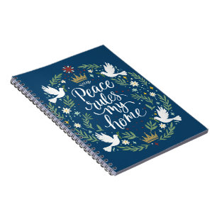 Peace Rules My Home Notebook