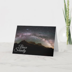Peace & Serenity Mountain Birthday Card