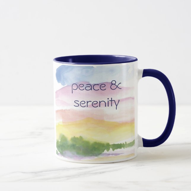peace &  serenity mug (Right)