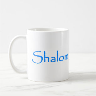 peace shalom coffee mug
