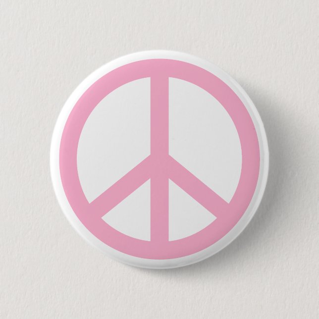 Peace Sign 6 Cm Round Badge (Front)