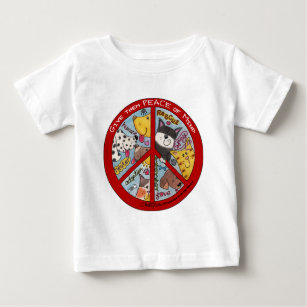 Peace Sign-Animal Protection Baby T-Shirt