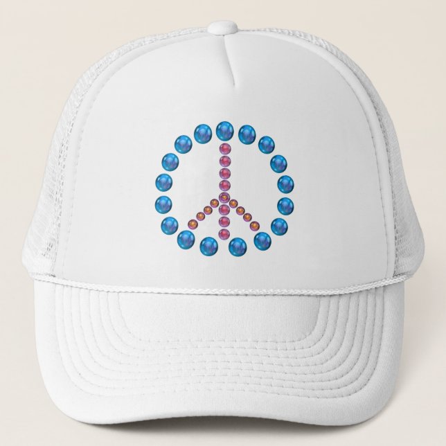 Peace Sign Artwork Hat (Front)