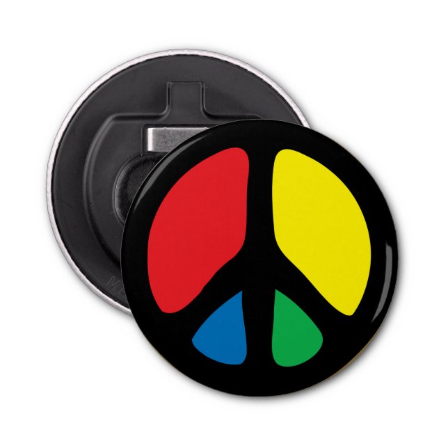 Peace Sign Bottle Opener (Front)