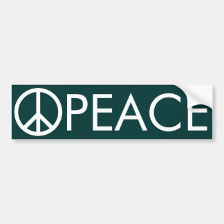 Peace Sign Bumper Sticker