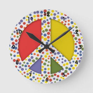 Peace Sign Clock