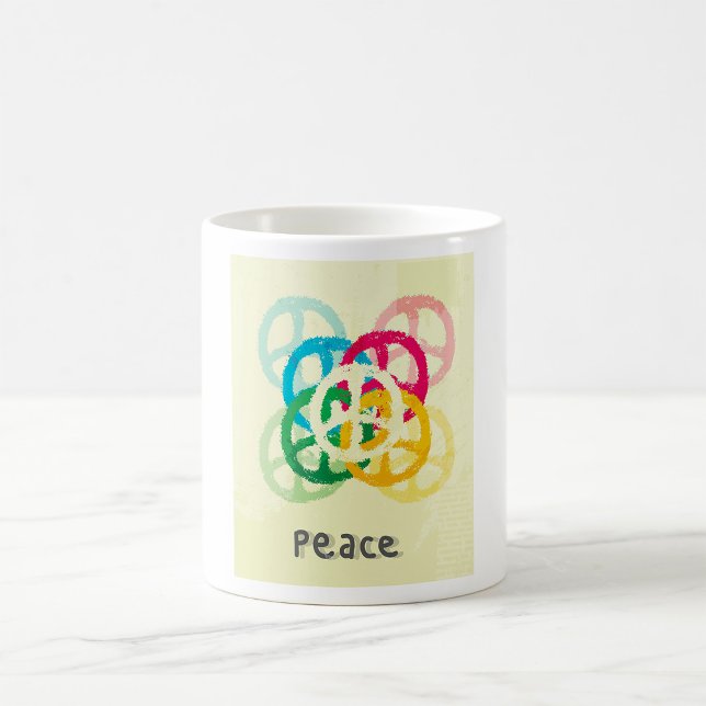 Peace Sign Coffee Mug (Creator Uploaded)