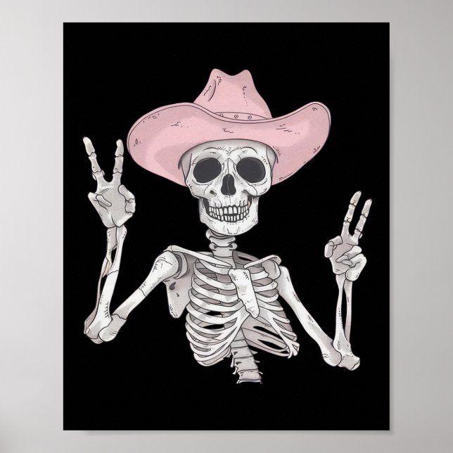 Peace Sign Cowboy Hat Western Mexican Halloween  (Front)