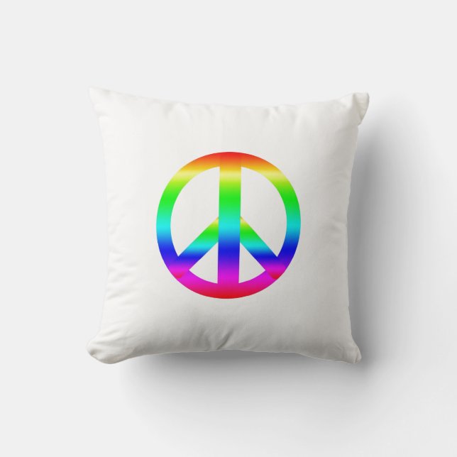 Peace Sign Cushion (Front)