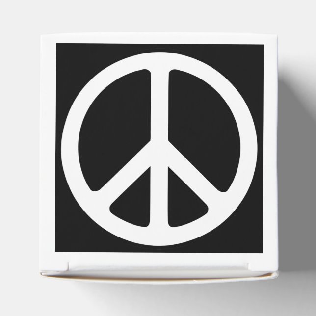 Peace Sign Favour Box (Top)